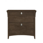 Grey/Brown/Tan/Beige 2-Drawer Lateral File Cabinet, Single User
