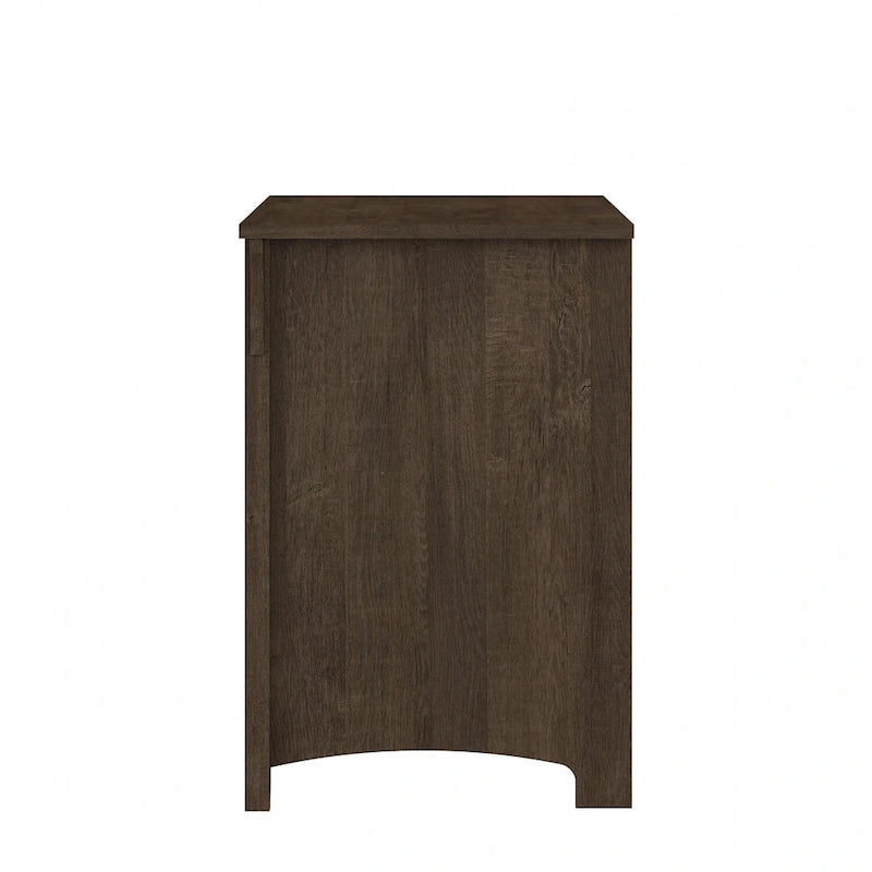 Grey/Brown/Tan/Beige 2-Drawer Lateral File Cabinet, Single User