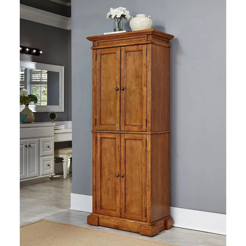 Americana Distressed Oak Pantry, 72 H