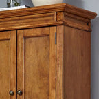 Brown Distressed Oak Pantry Cabinet, 72"H – 1 Person