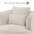 Beige / Navy Blue / Grey / Wheat Swivel Barrel Accent Chair, Set of 2