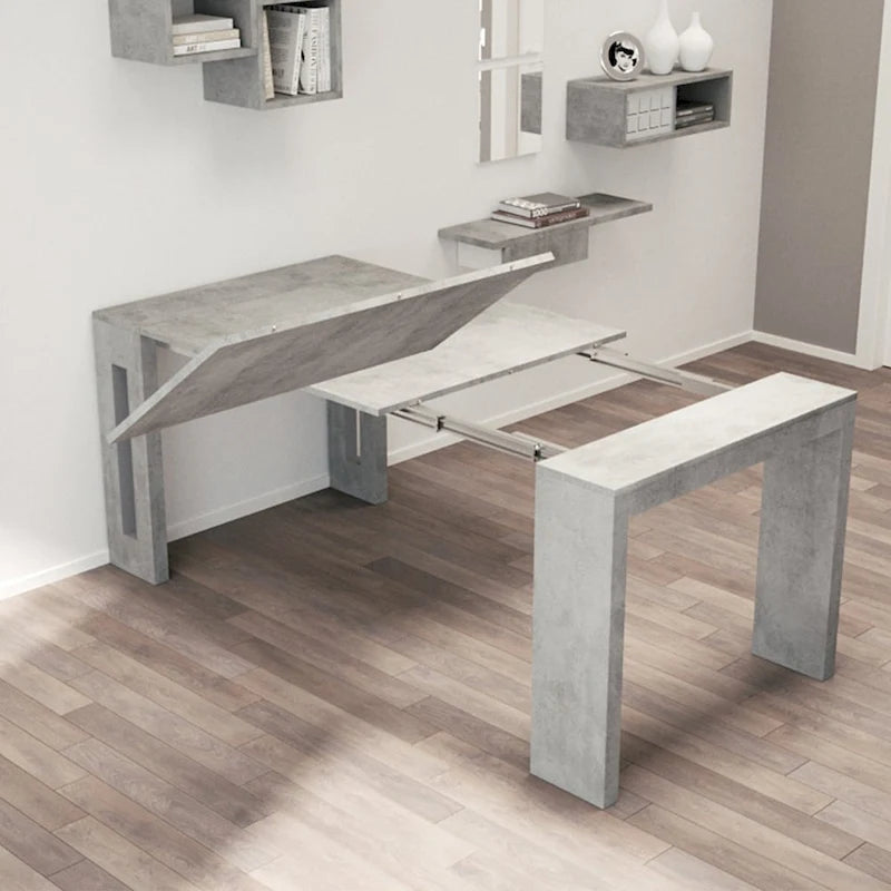 Oak / Grey / White / Almond Modern Extendable Console & Dining Table, Seats up to 8