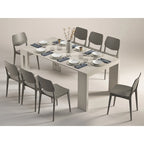 Oak / Grey / White / Almond Modern Extendable Console & Dining Table, Seats up to 8