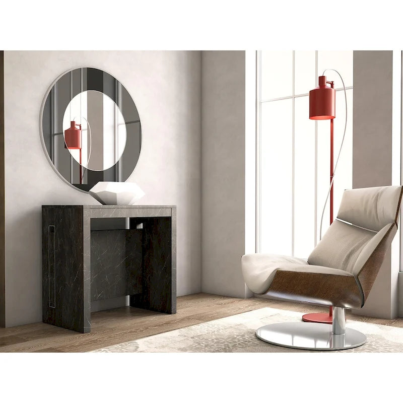 Oak / Grey / White / Almond Modern Extendable Console & Dining Table, Seats up to 8