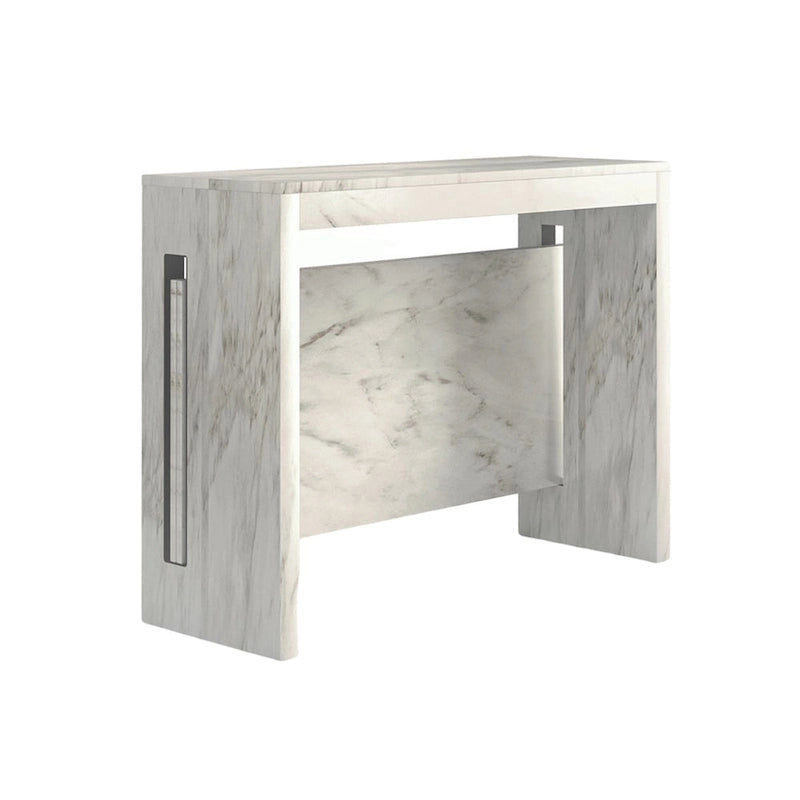 Oak / Grey / White / Almond Modern Extendable Console & Dining Table, Seats up to 8