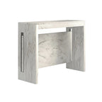 Oak / Grey / White / Almond Modern Extendable Console & Dining Table, Seats up to 8