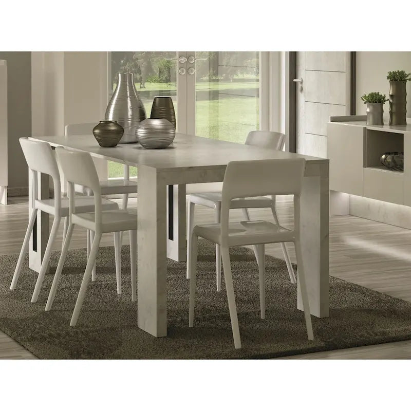 Oak / Grey / White / Almond Modern Extendable Console & Dining Table, Seats up to 8