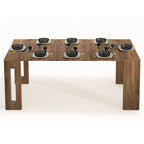 Oak / Grey / White / Almond Modern Extendable Console & Dining Table, Seats up to 8