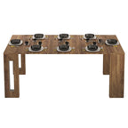 Oak / Grey / White / Almond Modern Extendable Console & Dining Table, Seats up to 8