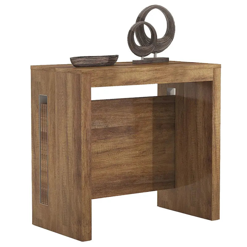 Oak / Grey / White / Almond Modern Extendable Console & Dining Table, Seats up to 8