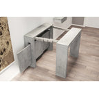 Oak / Grey / White / Almond Modern Extendable Console & Dining Table, Seats up to 8