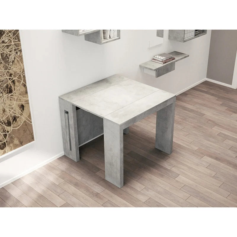 Oak / Grey / White / Almond Modern Extendable Console & Dining Table, Seats up to 8