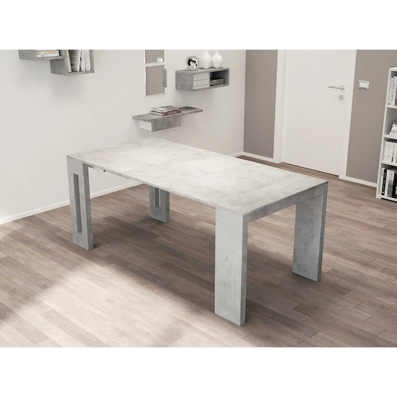 Oak / Grey / White / Almond Modern Extendable Console & Dining Table, Seats up to 8