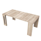 Oak / Grey / White / Almond Modern Extendable Console & Dining Table, Seats up to 8