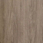 32" Round Coffee Table, Fluted Base, Black Grain / Antiqued Gray Oak / Alder White