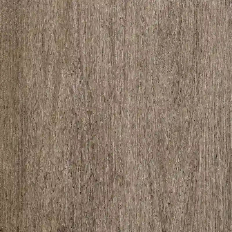 32" Round Coffee Table, Fluted Base, Black Grain / Antiqued Gray Oak / Alder White