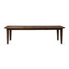 Tobacco & Black 6-Person Rectangular Dining Set, Rustic Style