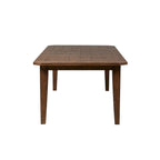 Tobacco & Black 6-Person Rectangular Dining Set, Rustic Style