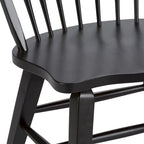 Tobacco & Black 6-Person Rectangular Dining Set, Rustic Style