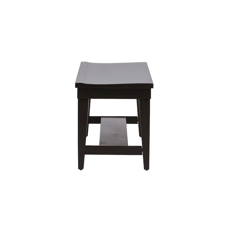 Tobacco & Black 6-Person Rectangular Dining Set, Rustic Style