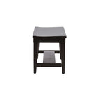 Tobacco & Black 6-Person Rectangular Dining Set, Rustic Style