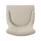 Dark Grey / Beige Diamond Tufted Swivel Office Chair for 1 Person