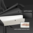 Grey/Black, Black/Pink, Orange/Black, Black/Purple Reclining High-Back Gaming Chair for 1 Person