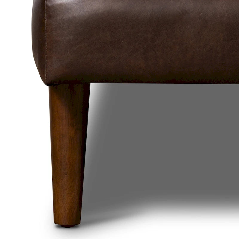 Left Sectional Sofa, Italian Leather, 4 Colors, Seats 3–4