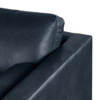 Left Sectional Sofa, Italian Leather, 4 Colors, Seats 3–4