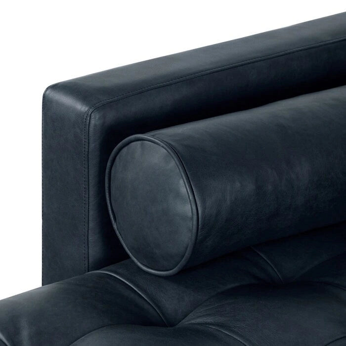 Left Sectional Sofa, Italian Leather, 4 Colors, Seats 3–4