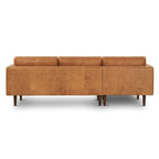 Left Sectional Sofa, Italian Leather, 4 Colors, Seats 3–4