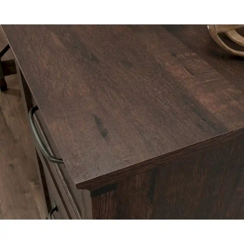 Coffee Oak / Washington Cherry / Rustic Cedar 3-Drawer Home Office Desk, 1-Person