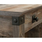 Coffee Oak / Washington Cherry / Rustic Cedar 3-Drawer Home Office Desk, 1-Person