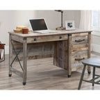 Coffee Oak / Washington Cherry / Rustic Cedar 3-Drawer Home Office Desk, 1-Person