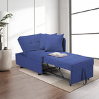 Grey / Black / Dark Blue / Beige Pull-Out Sofa Chair Bed, 3-in-1 Adjustable, Seats 2
